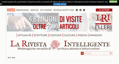 Desktop Screenshot of larivistaintelligente.it